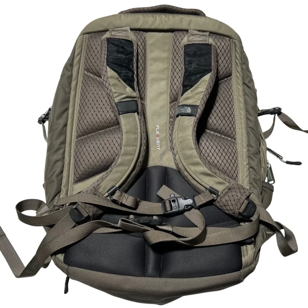 The North Face Surge Backpack Olive Green Teal Laptop Bag T196/T596 Mens Womens